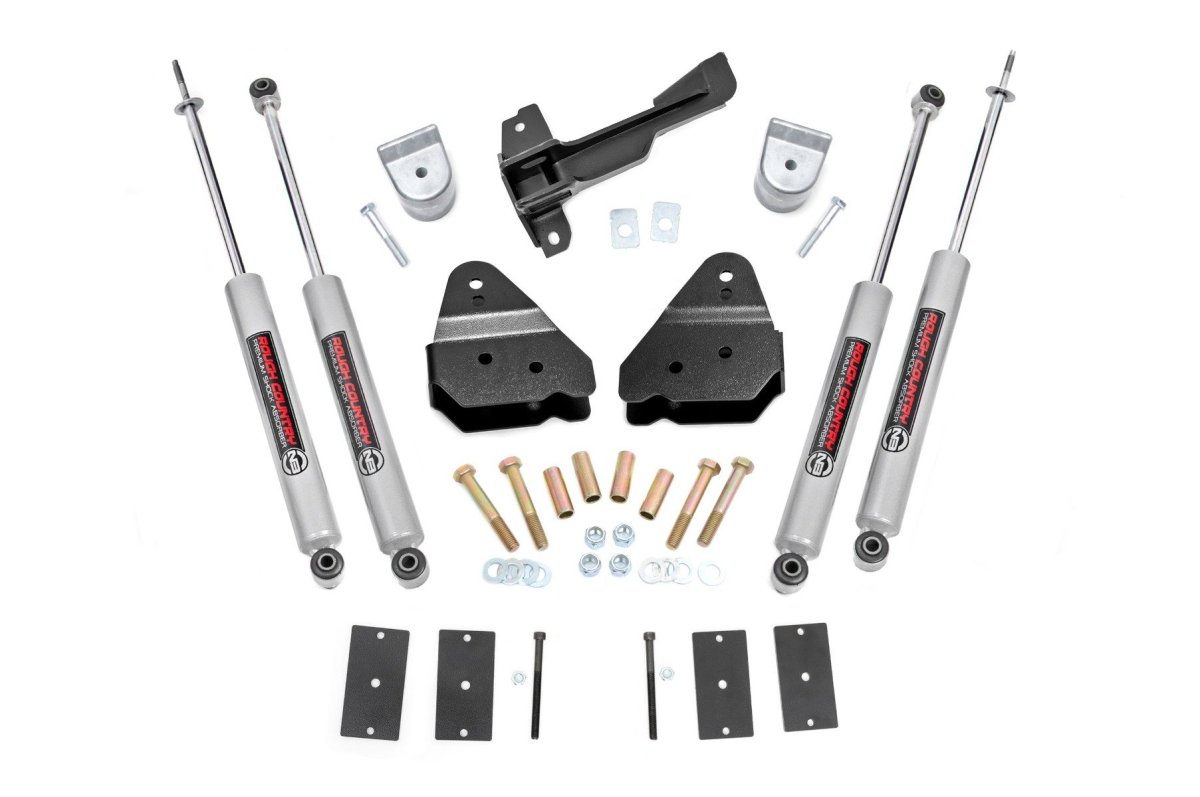 Ford F-250 Super Duty Suspension Lift Kit - Front + Rear - Rough Country - 3 Inch Lift Kit | Tremor | N3 - '19-'22